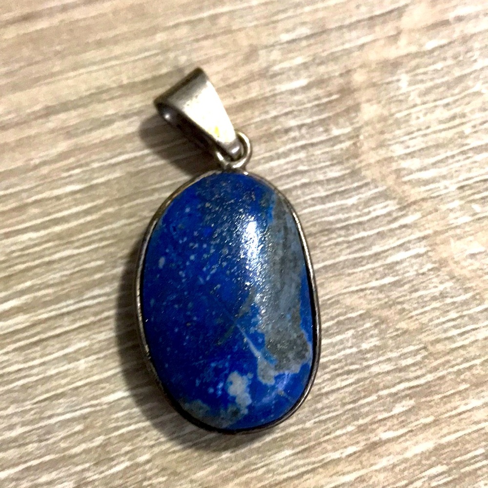 Vintage Lapis Lazuli Pendent